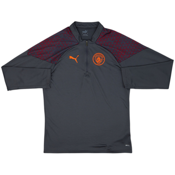 2023-24 Manchester City Puma Haut d'entraînement 1/4 Zip - 8/10 - (M)