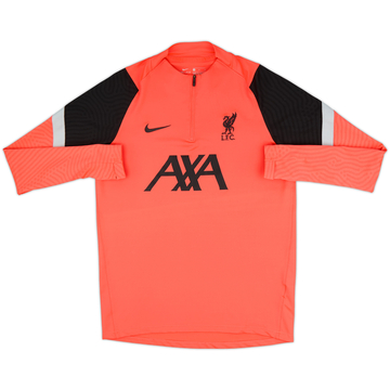2020-21 Liverpool Nike 1/4 Zip Haut de training - 8/10 - (M)