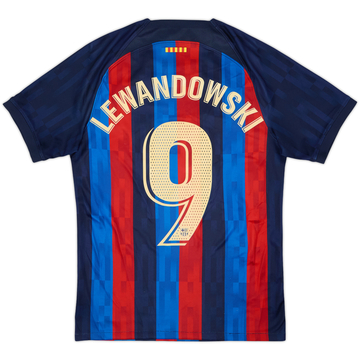 2022-23 Maillot Domicile Barcelona Lewandowski #9 - 8/10 - (S)