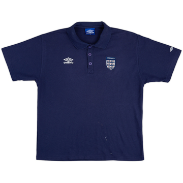1998-00 England Umbro Polo - 7/10 - (XL)