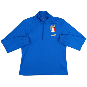 2004-06 Italy Puma haut d'entraînement 1/4 Zip - 8/10 - (XL Femme)