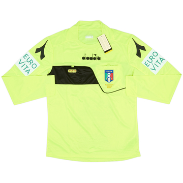 2018-19 Italy Diadora Maillot manches longues d'arbitre (S)