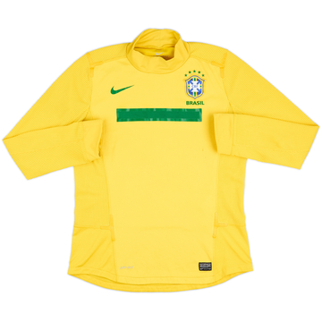 Maillot Authentique Domicile Manches Longues Brésil 2011 - 6/10 - (XL)
