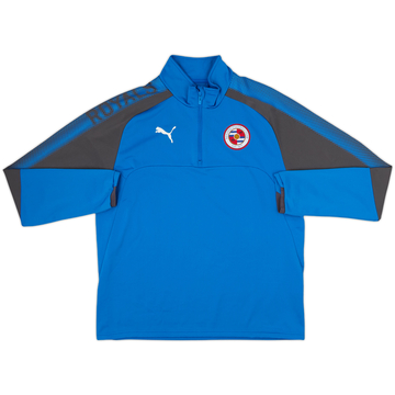 2017-18 Reading Puma Haut d'entraînement 1/4 Zip - 8/10 - (L)