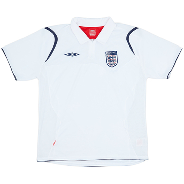 2006-07 England Umbro Maillot d'entraînement 1/4 zip - 9/10 - (L)