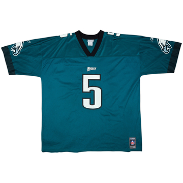 2001 Philadelphia Eagles McNabb #5 Reebok Maillot Domicile - 9/10 - (3XL)