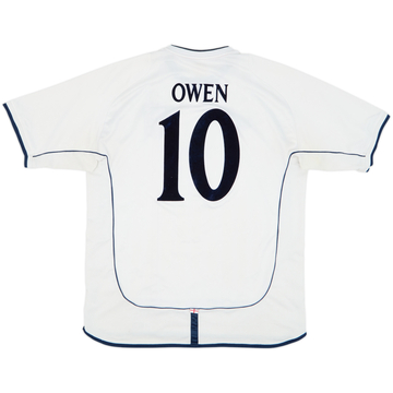2001-03 England Maillot domicile Owen #10 - 5/10 - (XL)