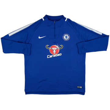 2017-18 Chelsea Nike 1/4 Zip Haut de training - 8/10 - (XL)