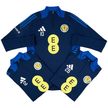 2024-25 Scotland Player Issue 1/4 Zip Training Top # - 9/10