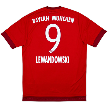 Maillot domicile Bayern Munich 2015-16 Lewandowski #9 (M)