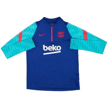 2021-22 Barcelona Nike Haut d'entraînement 1/4 Zip - 7/10 - (14-15 ans)