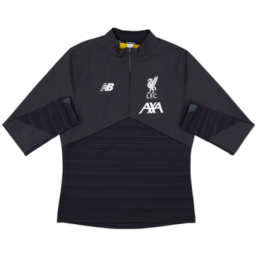 2019-20 Liverpool New Balance Haut d'entraînement demi-zip - 9/10 - (M)