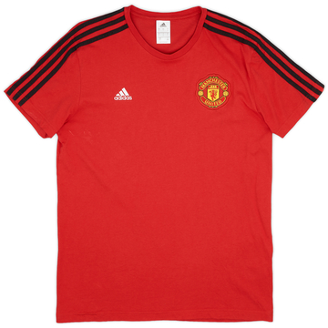 2017-18 Manchester United adidas T-shirt en coton - 9/10 - (L)