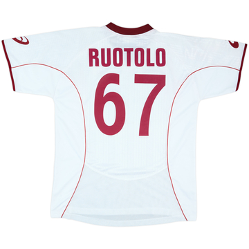 2003-04 Livorno Maillot extérieur de match Ruotolo #67