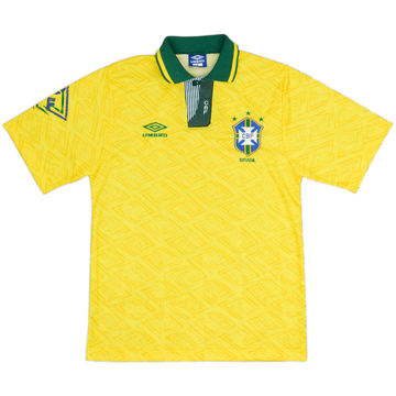 1991-93 Brazil Maillot domicile - 7/10 - (S)