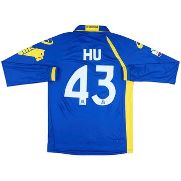 2011-12 Hellas Verona Maillot de match Coppa Italia GK/domicile Hu #43
