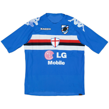 2005-06 Sampdoria Maillot domicile européen version joueur - 4/10 - (L)
