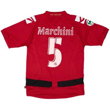 2009-10 Livorno Maillot domicile version joueur Marchini #5