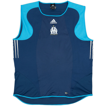 2004-05 Olympique Marsielle adidas Training Vest - 6/10 - (4XL)