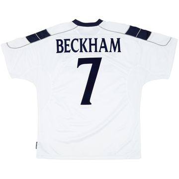 1999-00 Manchester United Maillot Third Beckham #7 - 10/10 - (L)