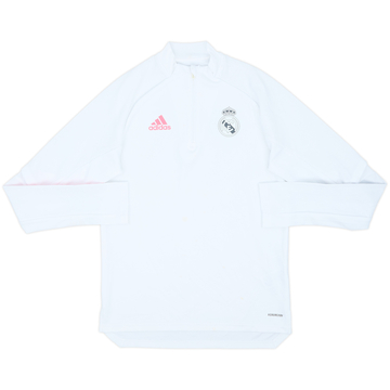 2020-21 Real Madrid adidas Haut d'entraînement 1/4 zip - 7/10 - (S)