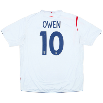 2005-07 England Maillot Domicile Owen #10 - 6/10 - (XXL)