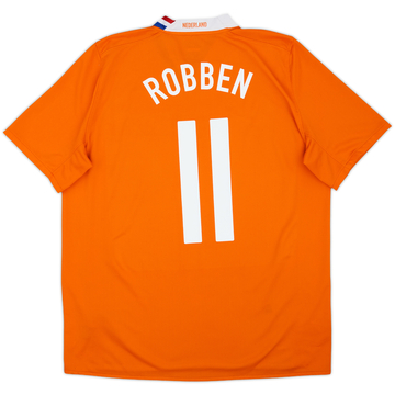 2008-10 Pays-Bas Maillot Domicile Robben #11 - 6/10 - (L)