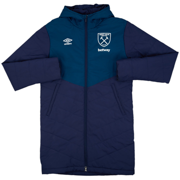 2017-18 West Ham Umbro Manteau de banc matelassé - 8/10 - (M)