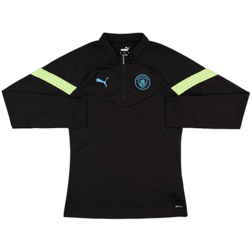 2022-23 Manchester City Puma Haut d'entraînement 1/4 de zip - 10/10 - Femme S