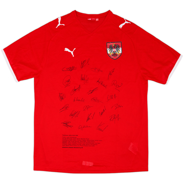 2008-09 Austria Maillot domicile signé - 7/10 - (L)