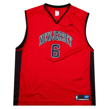 2002-04 New Jersey Nets Martin #6 Reebok Maillot alternatif XXL