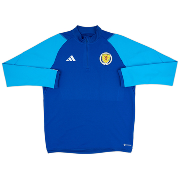 2023-24 Scotland adidas 1/4 Zip Training Top - As New