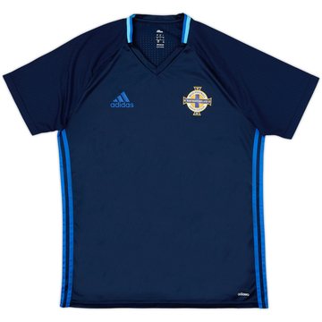 2016-17 Northern Ireland adizero Training Shirt - 9/10 - (L)