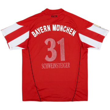 2010-11 Bayern Munich Maillot Domicile Schweinsteiger #31 - 4/10 - (L.Boys)