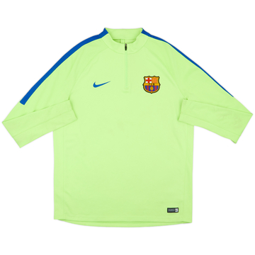 2017-18 Barcelona Nike Haut d'entraînement 1/4 zip - 6/10 - (XL)