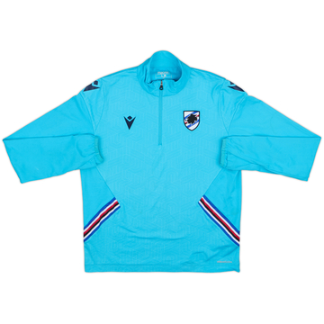 2022-23 Sampdoria Macron 1/4 Zip Haut d'entraînement - 7/10 - (13-14 ans)