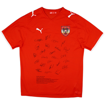 2008-09 Austria Maillot domicile signé - 7/10 - (L)