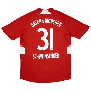 2007-08 Bayern Munich Maillot Domicile Schweinsteiger #31 - 8/10 - (S)