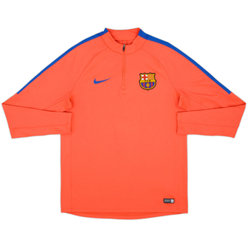 2016-17 Barcelona Nike Haut d'entraînement 1/4 Zip - 9/10 - (L)