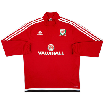 2015-16 Wales adidas 1/4 Zip Training Top - 8/10 - (L)