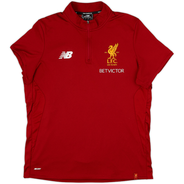 2017-18 Liverpool New Balance Haut d'entraînement 1/4 Zip - 3/10 - (M)