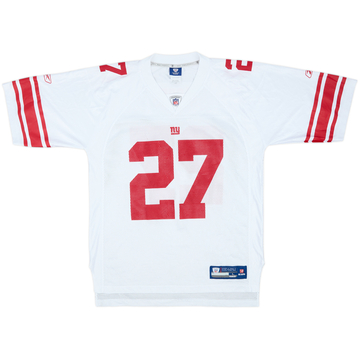 2008 New York Giants Jacobs #27 Reebok On Field Maillot extérieur - 6/10 - (L)