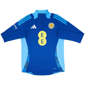 2024-25 Scotland Player Issue 1/4 Zip Training Top - As New
