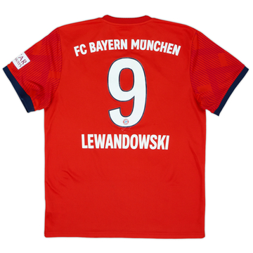 2018-19 Bayern Munich Maillot domicile Lewandowski #9 - 6/10 - (M)