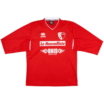 2003-04 FC Sion Errea Maillot d'entraînement ML - 8/10 - (XS)