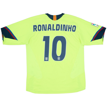 Maillot extérieur Barcelona 2005-06 Ronaldinho #10 - 8/10 - (L)