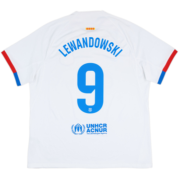 2023-24 Barcelona Maillot extérieur Lewandowski #9 - 6/10 - (XL)
