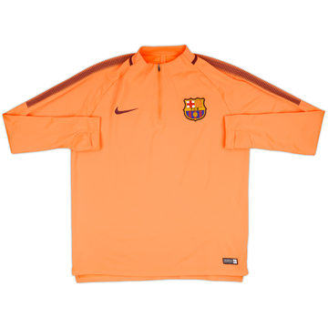 2017-18 Barcelona Nike Sweat-shirt 1/4 zip - 8/10 - (L)