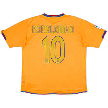 2006-08 Barcelona Maillot extérieur Ronaldinho #10 - 7/10 - (XL)