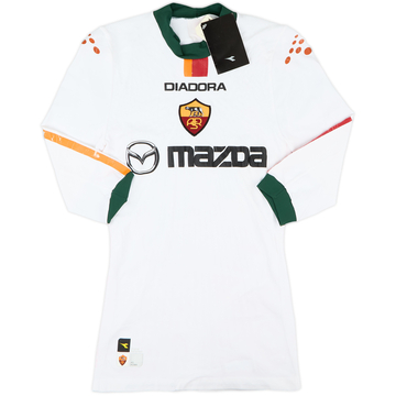 Maillot Extérieur Européen Roma 2004-05 L/S Player Issue (S/M)